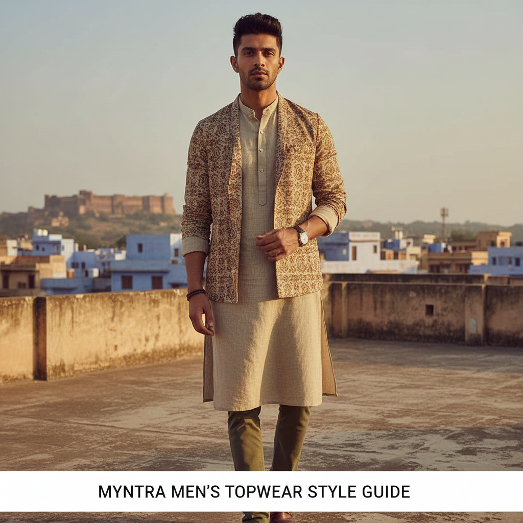 Men’s Topwear Style Guide on Myntra
