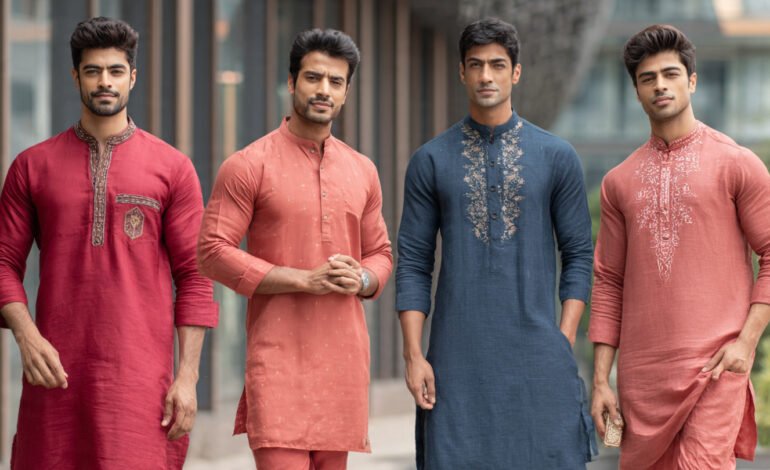 Best Kurtas for Men on Myntra