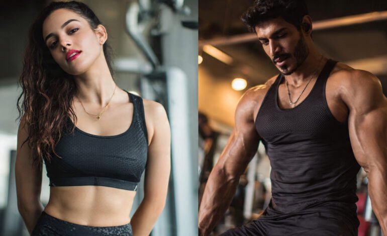 Gym Wear for Men vs Women on Myntra