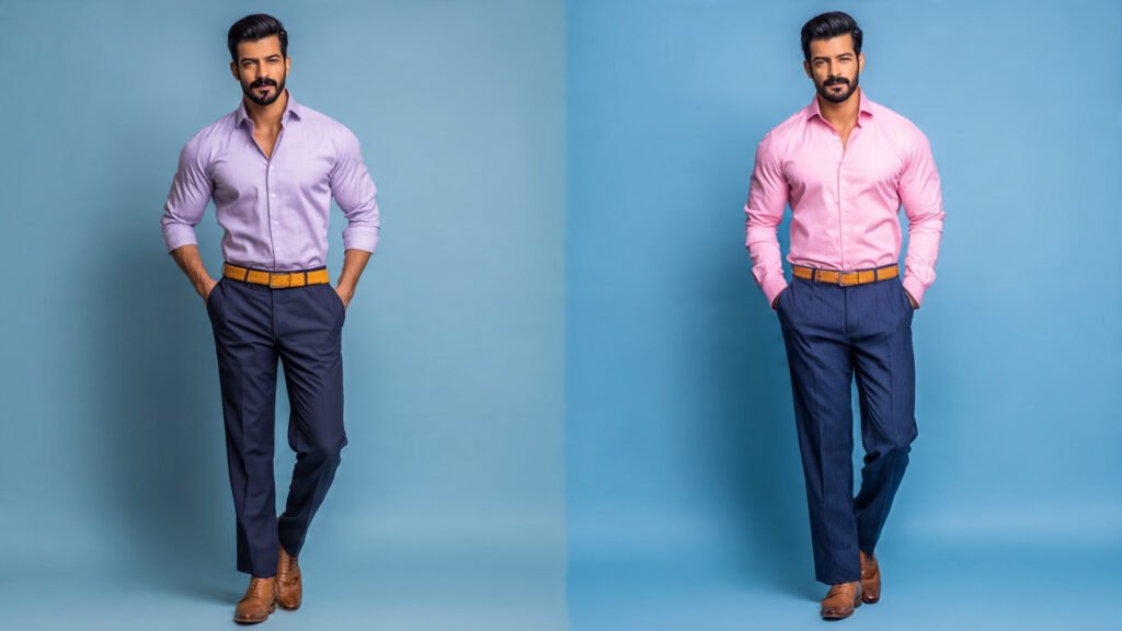 Slim Fit vs Regular Fit Clothing for Men on Myntra