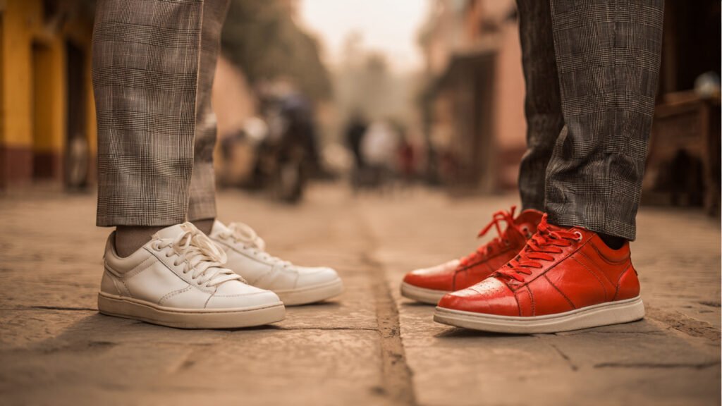 Sneakers vs Formal Shoes on Myntra